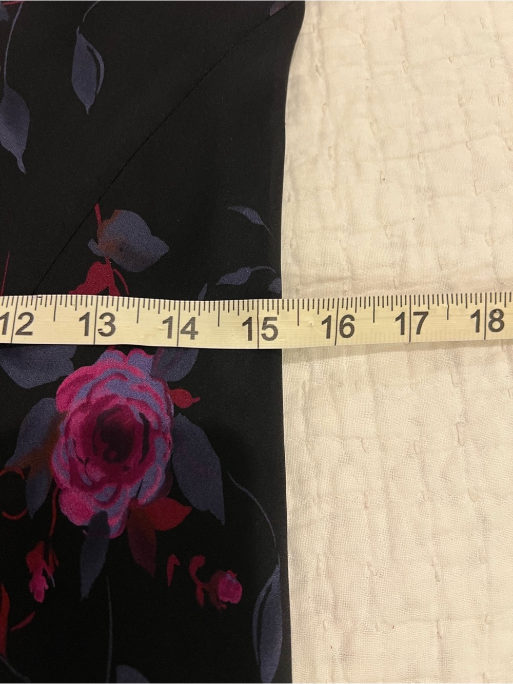 VTG Jones New York Dress 14 Black Silk Dark Floral Maxi Sleeveless Lined 90s Y2K - Picture 12 of 14